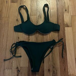 Never Worn Green Bikini